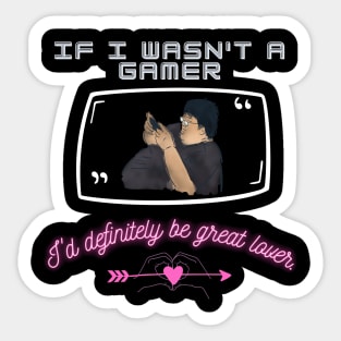 The Gaming Enthusiast's Heart Sticker